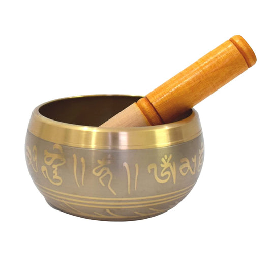 Singing Bowl Set | Brass Meditation Bowl for Yoga, Sound Healing, Stress Relief & Relaxation | Brass Sound Bowl for Peace & Positive Energy | Music Therapy