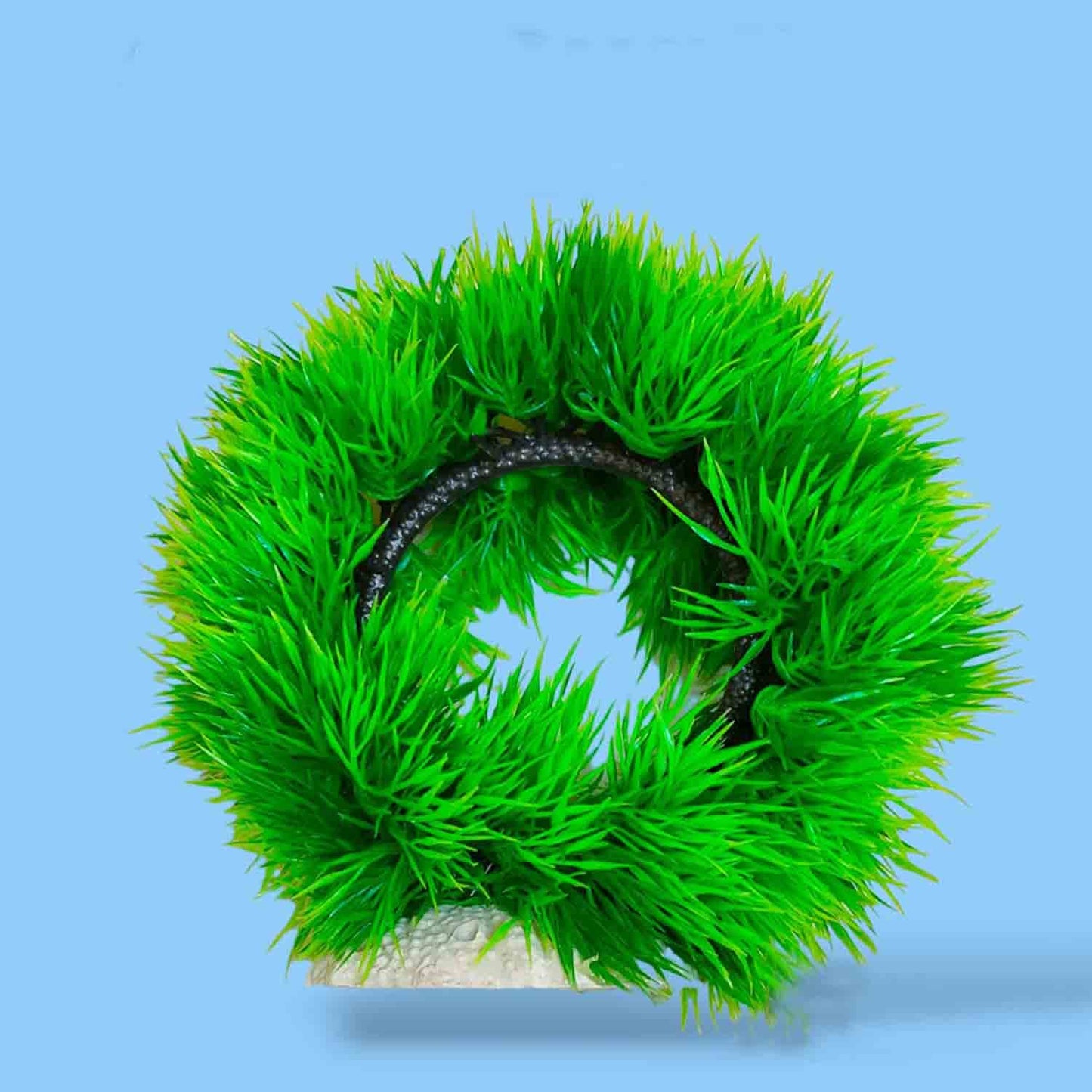 Artificial Long Round Shape Underwater Flower Plant for Aquarium Decoration