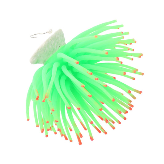 Simulation Luminous Silicone Sea Urchin Aquarium Decoration – Green Small
