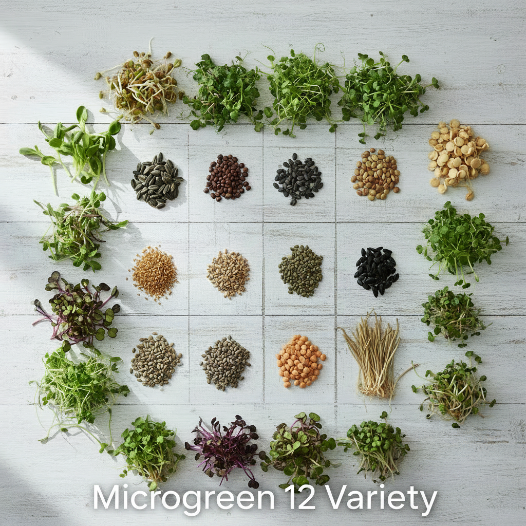 Microgreen Seeds 12 Variety