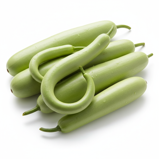 Bottle Gourd Lauki Ghiya Long fresh pale green gourds