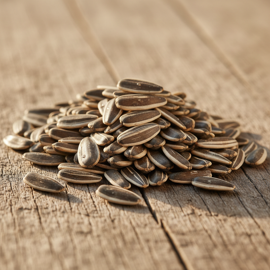 Sungold Sunflower Seeds Close-up