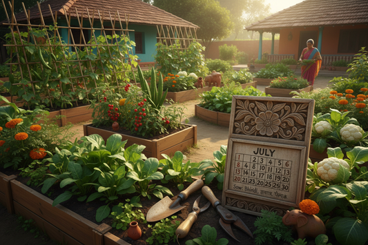 Indian Gardening Calendar – Month-Wise Vegetable Sowing Guide
