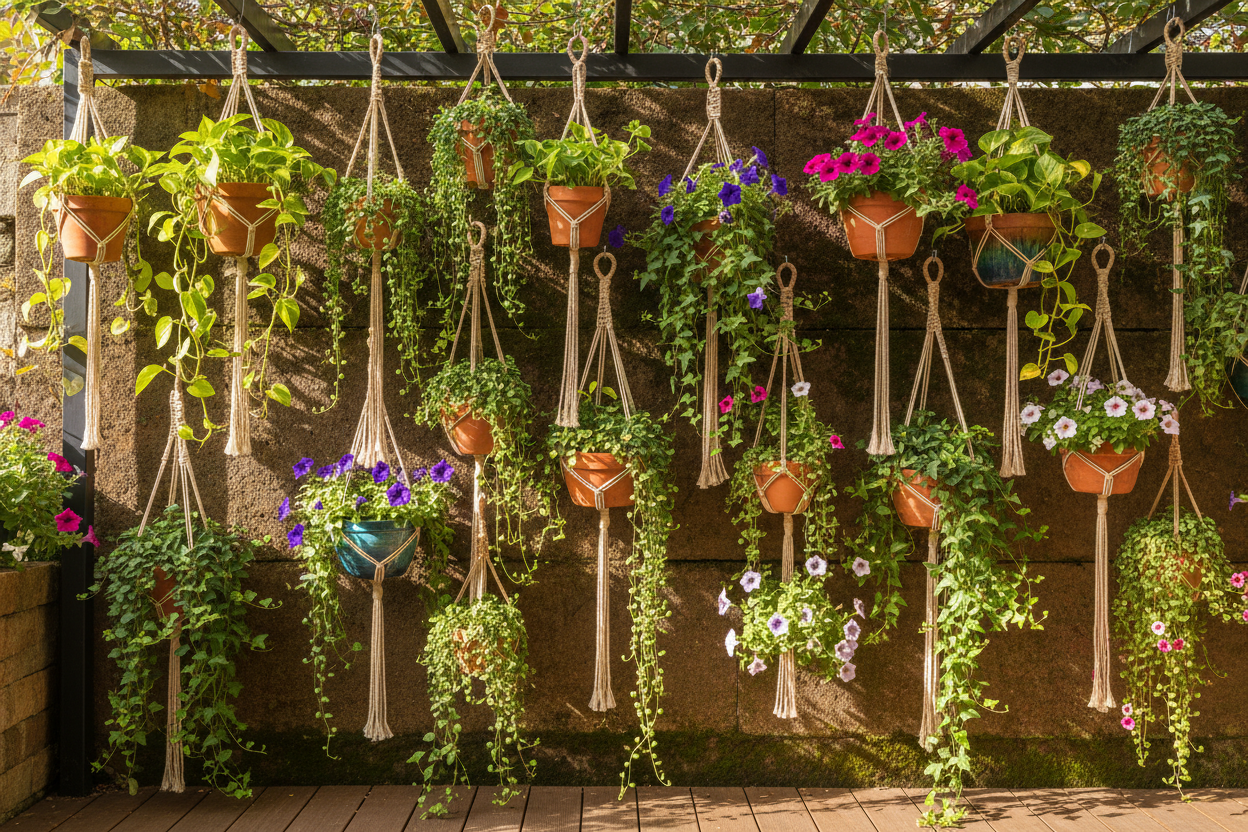Hanging Garden Plant Seeds & Pots