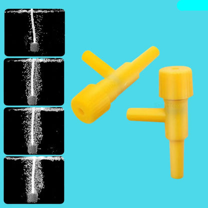 Aquarium Air Controller | Air Valve & Oxygen Pipe Tube for Fish Tank Air Pumps (Pack of 15)