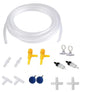 Aquarium Aeration Complete Starter Kit | PVC Hose, Air Stones, Valves & Connectors (15 Pcs)
