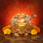 Feng Shui Crystal Turtle (Small 3 Inches, Transparent) | Tortoise for Peace & Prosperity | Home Decor & Gifting Vastu Showpiece