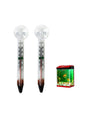 Aquarium Glass Thermometer with Suction Cup | Fish Tank Thermometer Pack of 2