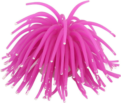 Simulation Luminous Silicone Sea Urchin Aquarium Decoration – Pink