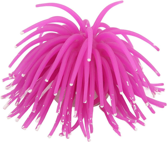 Simulation Luminous Silicone Sea Urchin Aquarium Decoration – Pink