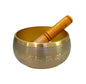 Sound Singing Bowl for Stress Relief & Meditation with Striker Stick | Bell Sound | Brass-Grey