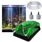 Aquarium Silent Air Pump 2-Way | 2 Metre Air Tube & 2 Air Stones Included | Fish Tank Oxygen Pump(Design and Color May Vary)