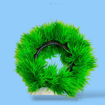 Artificial Long Round Shape Underwater Flower Plant for Aquarium Decoration