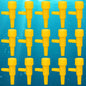 Aquarium Air Controller | Air Valve & Oxygen Pipe Tube for Fish Tank Air Pumps (Pack of 15)