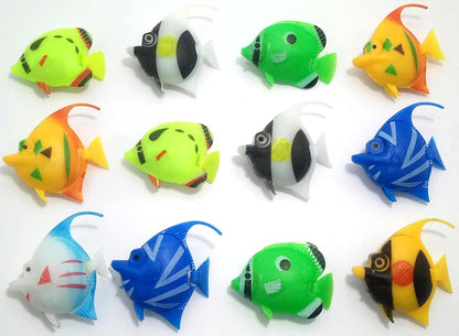18 Pcs Aquarium Decorations – Fish Tank, Garden, Vase Filler & Planter Decor Set-(Design May Vary)