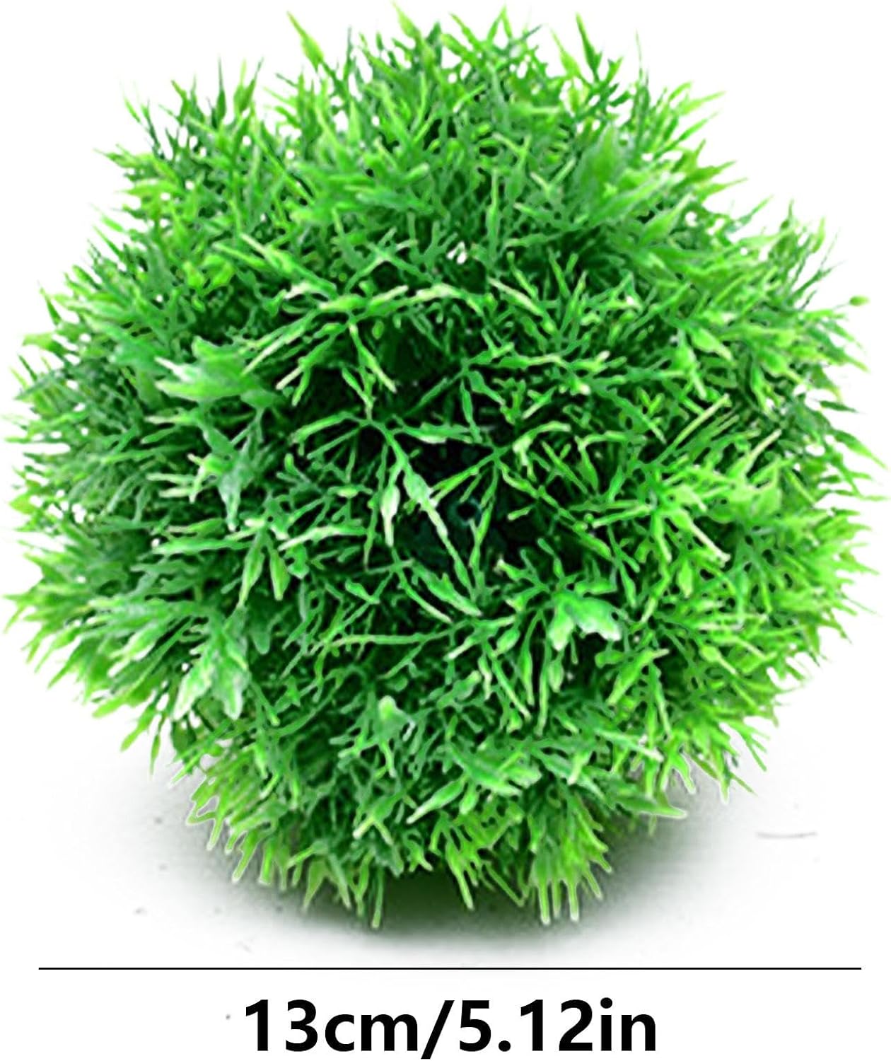 Simulated Grass Ball – Faux Greenery Eucalyptus Sculpted Ball for Home, Office, Garden & Events