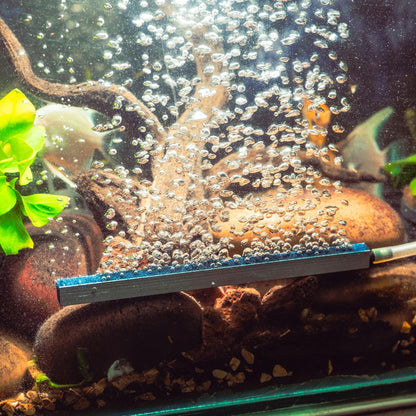 Aquarium Air Stone Bar 6 Inch | Mineral Bubble Stone Stick | Oxygen Diffuser for Fresh & Salt Water, Hydroponics