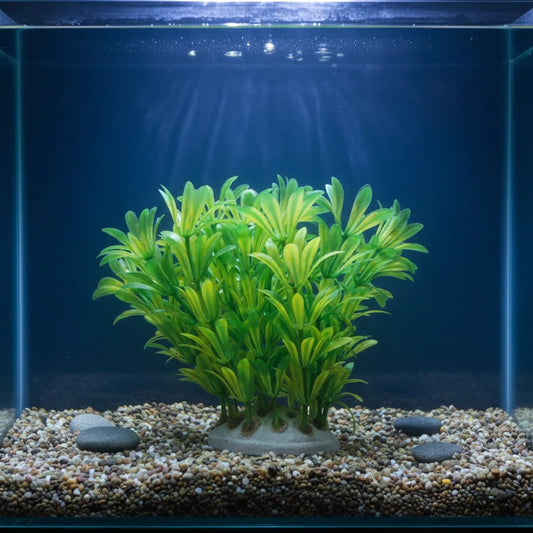Beautiful Artificial Aquarium Plant Decoration – Lime Green