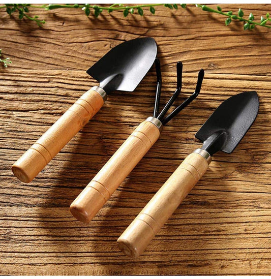 Mini Gardening Tools Kit - 3 Pcs (Small) | Home Gardening Tool Set