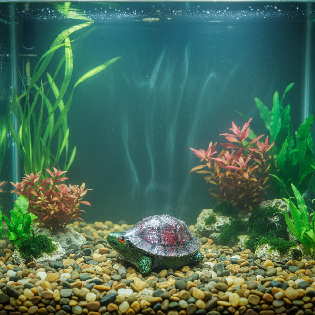 Resin Turtle Aquarium Ornament for Aquarium, Garden And Office Desk Decoration – Small (3 cm)