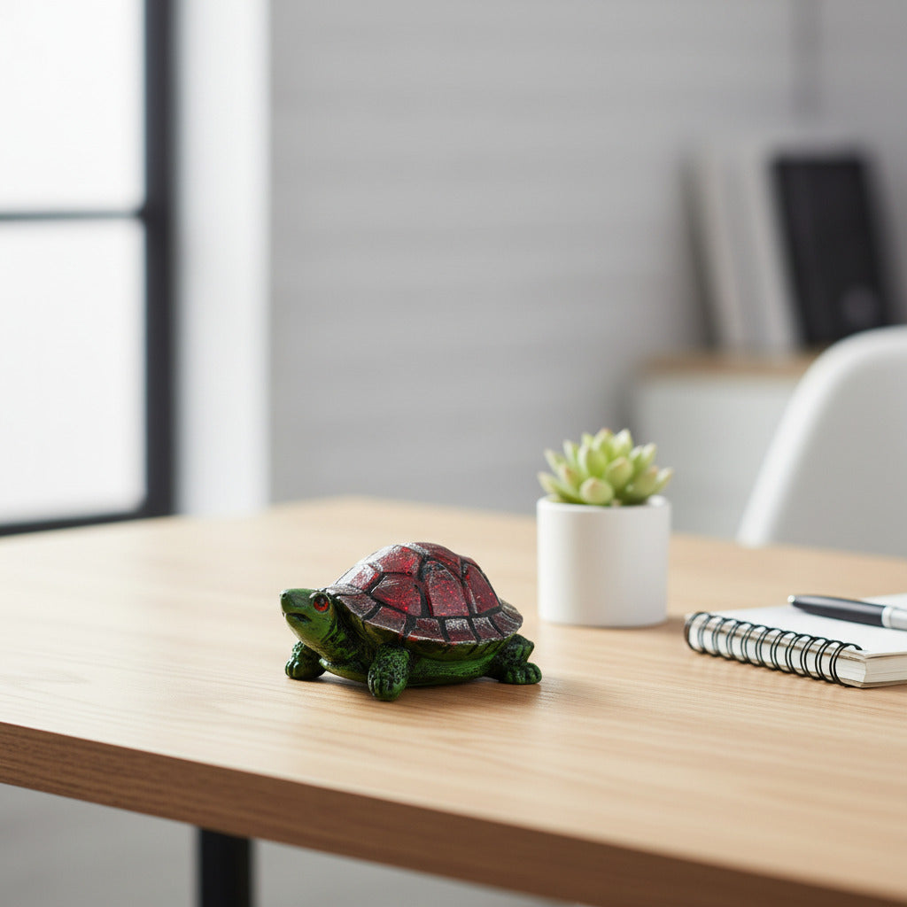Resin Turtle Aquarium Ornament for Aquarium, Garden And Office Desk Decoration – Small (3 cm)
