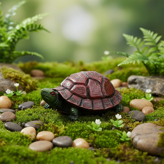 Resin Turtle Aquarium Ornament for Aquarium, Garden And Office Desk Decoration – Small (3 cm)