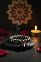 Om Printed Crystal stone Bracelet – Attractive Prayer Mala for Meditation & Spiritual Use