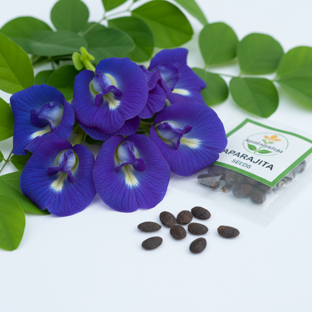 Aparajita Flower Seeds Pack – Butterfly Pea (Clitoria ternatea)