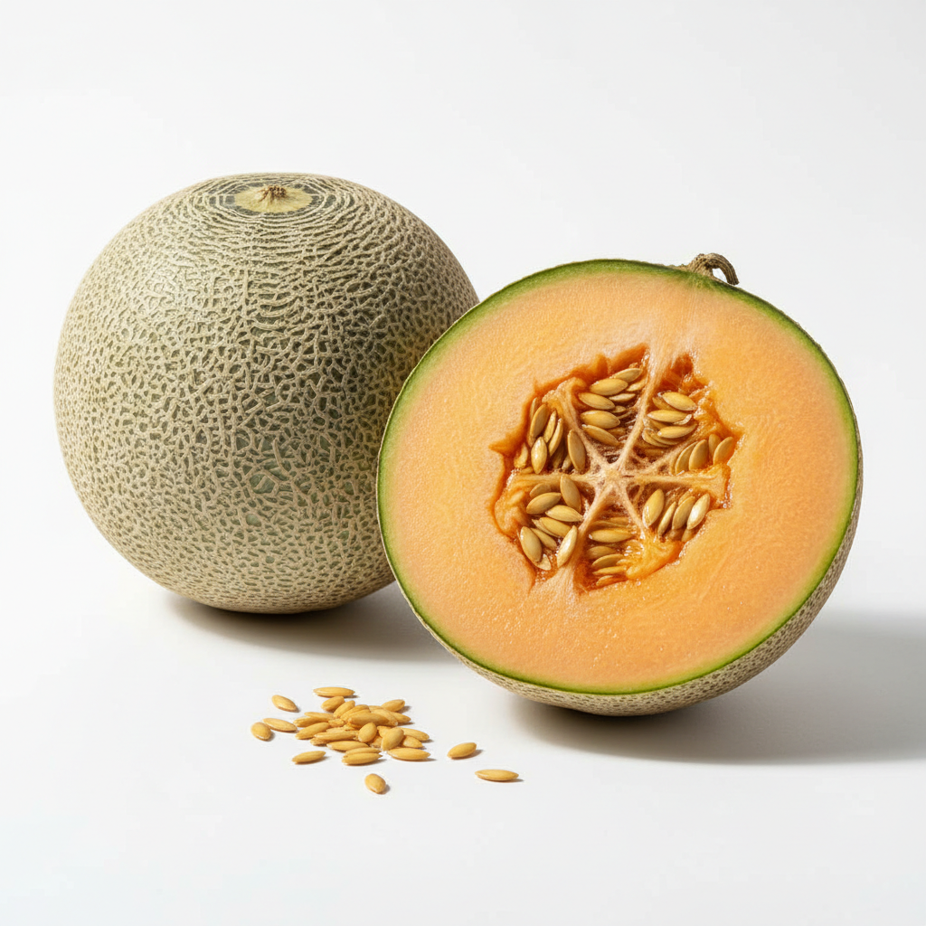 Musk Melon Kharbooja Fruit Seeds - Grow Sweet Juicy Melons at Home
