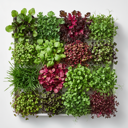 Microgreens Seeds 12 Varieties Non-GMO Collection with Growing Instructions