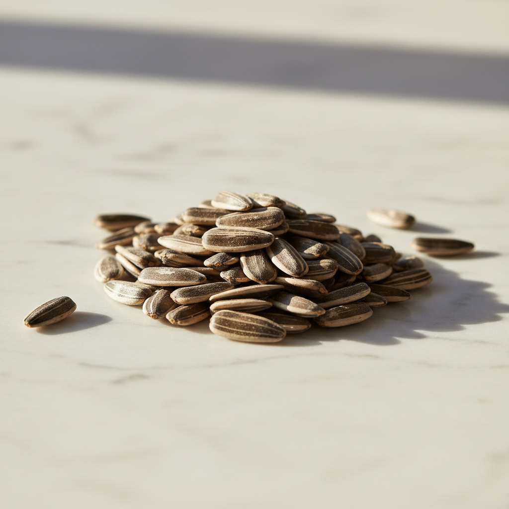 Miniature Sunflower Seeds Close-up