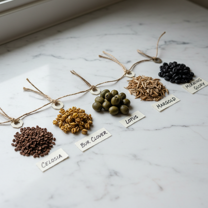 Summer Flower Seeds Combo - Seeds Close-up