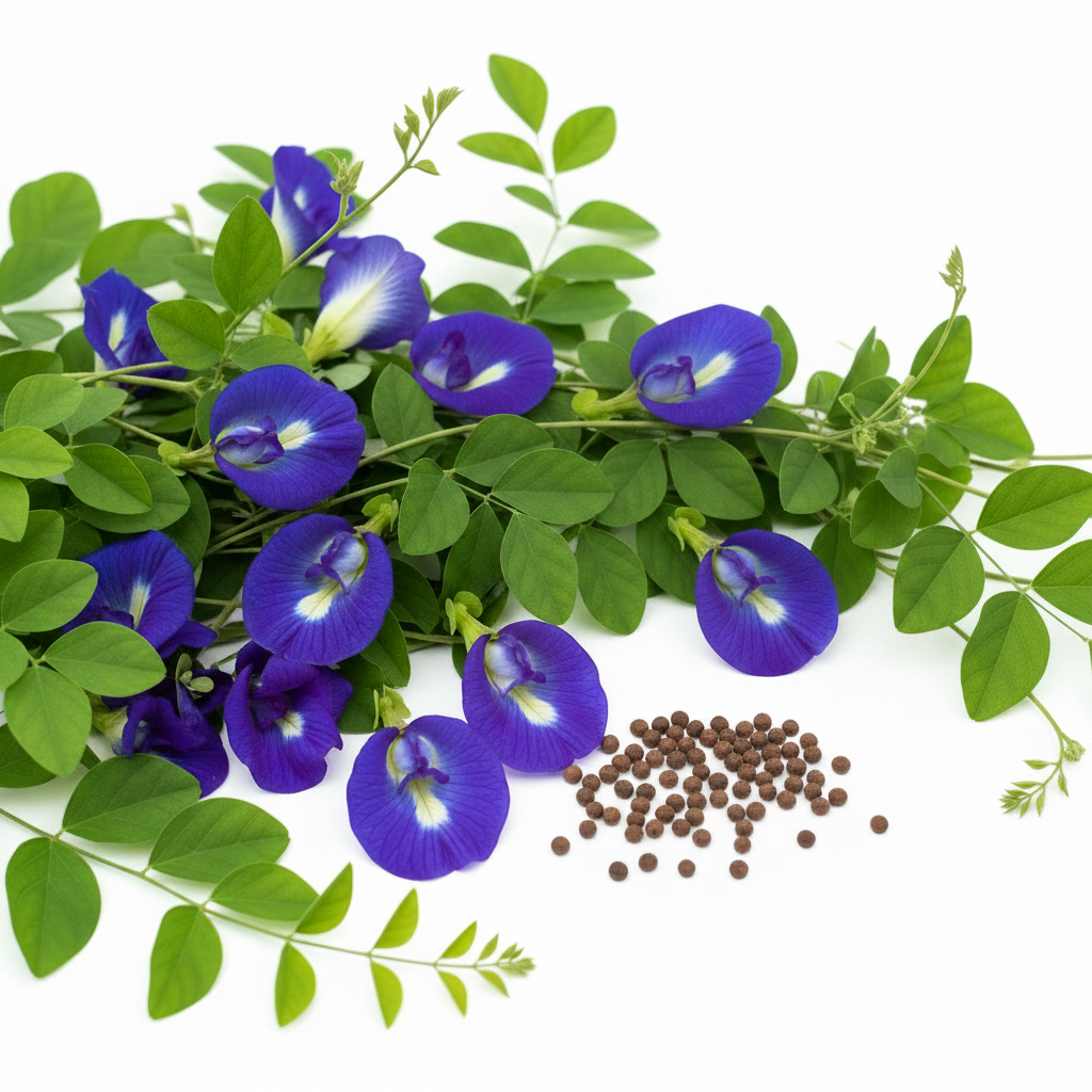 Aparajita butterfly pea flower seeds pack with vibrant blue blooms